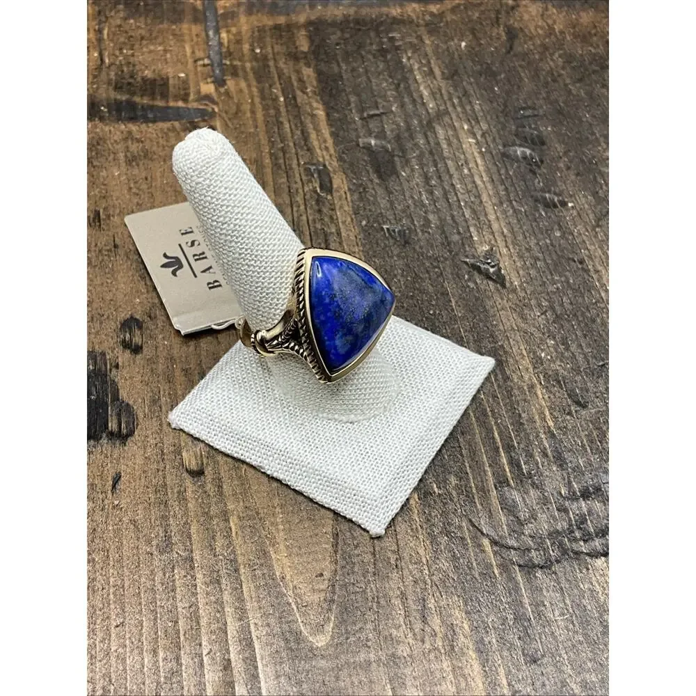 Barse Pyramid Ring- Lapis- Bronze-9.5-NWT - Picture 2 of 7